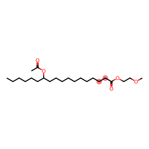 12-(Acetyloxy)octadecanoic acid 2-methoxyethyl ester