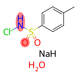 N-Chloro-p-toluenesulphonamide sodium salt trihydrate