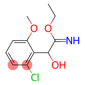 Benzeneethanimidic  acid,  2-chloro--alpha--hydroxy-6-methoxy-,  ethyl  ester  (9CI)