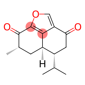3H-Naphtho[1,8-bc]furan-3,8(4H)-dione, 5,5a,6,7-tetrahydro-7-methyl-5-(1-methylethyl)-, (5R,5aR,7S)-