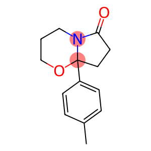 2H-Pyrrolo[2,1-b][1,3]oxazin-6(7H)-one, tetrahydro-8a-(4-methylphenyl)-