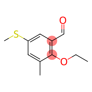 Benzaldehyde, 2-ethoxy-3-methyl-5-(methylthio)- (9CI)