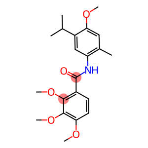 N-(5-isopropyl-4-methoxy-2-methylphenyl)-2,3,4-trimethoxybenzamide