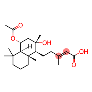 (E)-5-[(1S,4aβ)-4β-(Acetyloxy)decahydro-2β-hydroxy-2,5,5,8aα-tetramethylnaphthalen-1-yl]-3-methyl-2-pentenoic acid