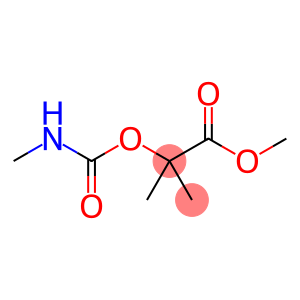 Propanoic acid, 2-methyl-2-[[(methylamino)carbonyl]oxy]-, methyl ester (9CI)