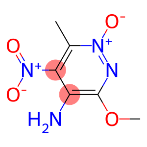 4-Pyridazinamine,3-methoxy-6-methyl-5-nitro-,1-oxide(9CI)