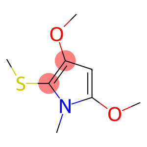 1H-Pyrrole,3,5-dimethoxy-1-methyl-2-(methylthio)-(9CI)