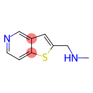 Thieno[3,2-c]pyridine-2-methanamine, N-methyl- (9CI)