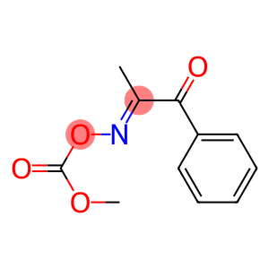 O-(methoxycarbonyl)-N-(1-methyl-2-oxo-2-phenylethylidene)hydroxylamine
