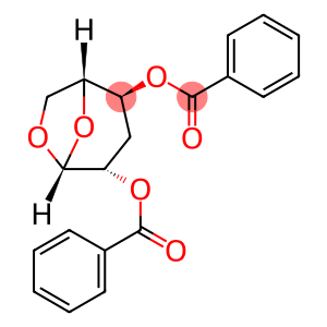.beta.-D-arabino-Hexopyranose, 1,6-anhydro-3-deoxy-, dibenzoate