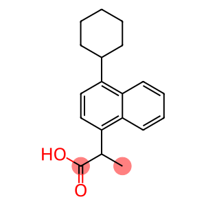 4-Cyclohexyl-alpha-methylnaphthalene-1-acetic acid