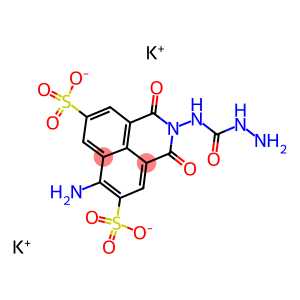 6-Amino-2-[(hydrazinocarbonyl)amino]-2,3-dihydro-1,3-dioxo-1H-benzo[de]isoquinoline-5,8-disulfonic acid dipotassium salt