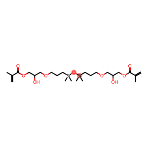 2-Propenoic acid, 2-methyl-, (1,1,3,3-tetramethyl-1,3-disiloxanediyl)bis[3,1-propanediyloxy(2-hydroxy-3,1-propanediyl)] ester (9CI)