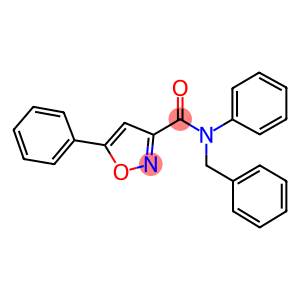 N-benzyl-N,5-diphenyl-3-isoxazolecarboxamide
