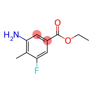 3-氨基-5-氟-4-甲基苯甲酸乙酯