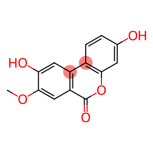6H-Dibenzo[b,d]pyran-6-one, 3,9-dihydroxy-8-methoxy-