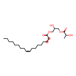 (Z)-9-Octadecenoic acid 2-hydroxy-3-(2-hydroxy-1-oxopropoxy)propyl ester