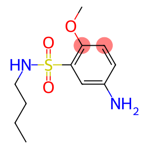 5-amino-N-butyl-2-methoxybenzenesulphonamide