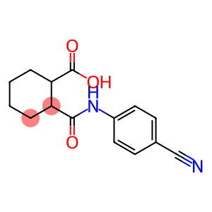 2-[(4-cyanoanilino)carbonyl]cyclohexanecarboxylic acid