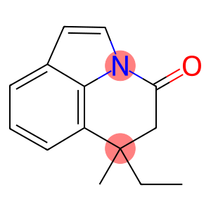 4H-Pyrrolo[3,2,1-ij]quinolin-4-one,6-ethyl-5,6-dihydro-6-methyl-(9CI)