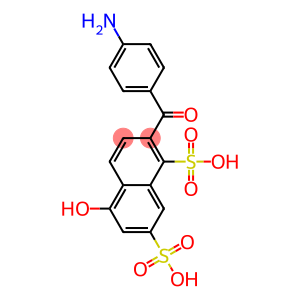 4-aminobenzoyl-5-hydroxynaphthalene-1,7-disulphonic acid