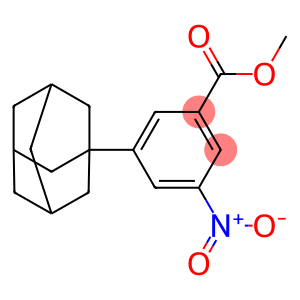 Benzoic acid, 3-nitro-5-tricyclo[3.3.1.13,7]dec-1-yl-, methyl ester