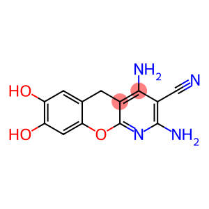 2,4-diaMino-7,8-dihydroxy-5H-chroMeno[2,3-b]pyridine-3-carbonitrile
