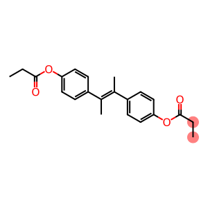 [4-[(E)-3-(4-propanoyloxyphenyl)but-2-en-2-yl]phenyl] propanoate