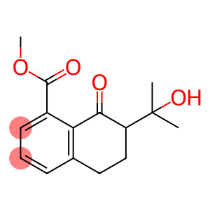 1-Naphthalenecarboxylic  acid,  5,6,7,8-tetrahydro-7-(1-hydroxy-1-methylethyl)-8-oxo-,  methyl  ester