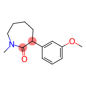 hexahydro-3-(3-methoxyphenyl)-1-methyl-2H-azepin-2-one