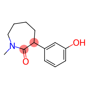 3-(3-hydroxyphenyl)-1-methylazepan-2-one