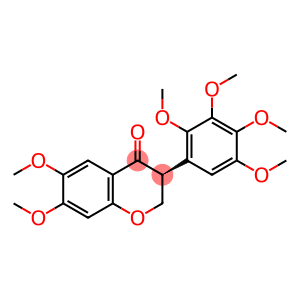 (S)-6,7-Dimethoxy-3-(2,3,4,5-tetramethoxyphenyl)-2H-1-benzopyran-4(3H)-one