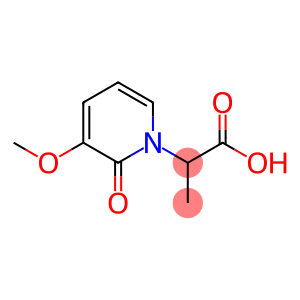 1(2H)-Pyridineaceticacid,3-methoxy-alpha-methyl-2-oxo-(9CI)