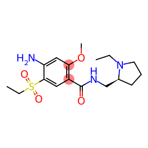 4-Amino-N-[[(2S)-1-ethyl-2-pyrrolidinyl]methyl]-5-(ethylsulfonyl)-2-methoxybenzamide