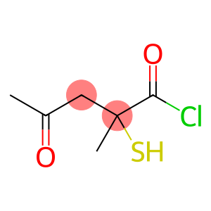 2-Mercapto-2-methyl-4-oxopentanoic acid chloride