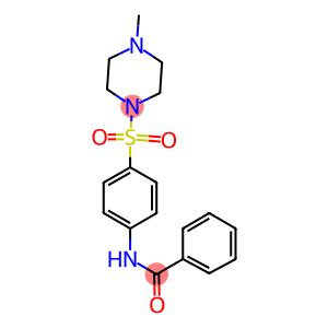 N-{4-[(4-methyl-1-piperazinyl)sulfonyl]phenyl}benzamide