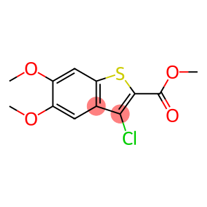 Benzo[b]thiophene-2-carboxylic acid, 3-chloro-5,6-dimethoxy-, methylester