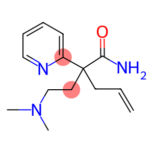 alpha-Allyl-alpha-(2-(dimethylamino)ethyl)-2-pyridineacetamide