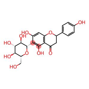 4H-1-Benzopyran-4-one, 6-β-D-glucopyranosyl-2,3-dihydro-5,7-dihydroxy-2-(4-hydroxyphenyl)-