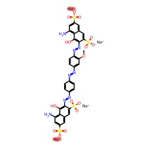 2,7-Naphthalenedisulfonic acid, 5-amino-3-[[4-[[4-[(8-amino- 1-hydroxy-3,6-disulfo-2-naphthalenyl)azo]-3-methoxyphenyl ]azo]phenyl]azo]-4-hydroxy-, tetrasodium salt