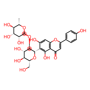 4H-1-Benzopyran-4-one, 6-[2-O-(6-deoxy-α-L-mannopyranosyl)-β-D-glucopyranosyl]-5,7-dihydroxy-2-(4-hydroxyphenyl)-
