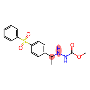 3-[α-Methyl-p-(phenylsulfonyl)benzyl]carbazic acid methyl ester