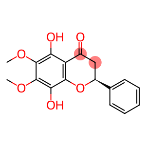 (S)-2,3-Dihydro-5,8-dihydroxy-6,7-dimethoxy-2-phenyl-4H-1-benzopyran-4-one
