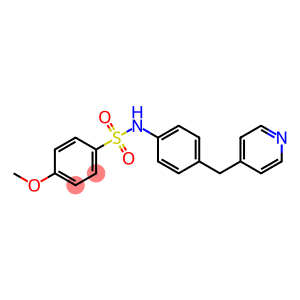 4-methoxy-N-[4-(4-pyridinylmethyl)phenyl]benzenesulfonamide