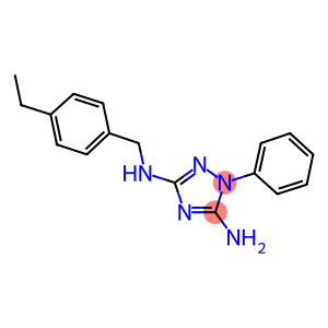 N-(5-amino-1-phenyl-1H-1,2,4-triazol-3-yl)-N-(4-ethylbenzyl)amine