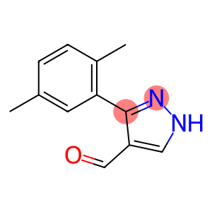 1H-Pyrazole-4-carboxaldehyde, 3-(2,5-dimethylphenyl)-
