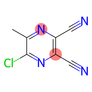 5-氯-6-甲基吡嗪-2,3-二甲腈
