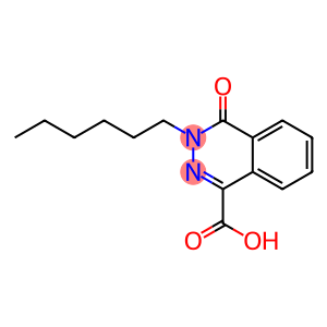 3-HEXYL-4-OXO-3,4-DIHYDRO-PHTHALAZINE-1-CARBOXYLIC ACID