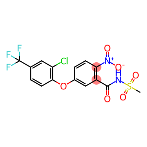 5-[2-CHLORO-4-(TRIFLUOROMETHYL)PHENOXY]-N-(METHYLSULFONYL)-2-NITROBENZAMIDE