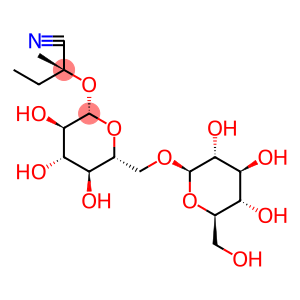 (2R)-2-(6-O-β-D-Glucopyranosyl-β-D-glucopyranosyloxy)-2-methylbutanenitrile